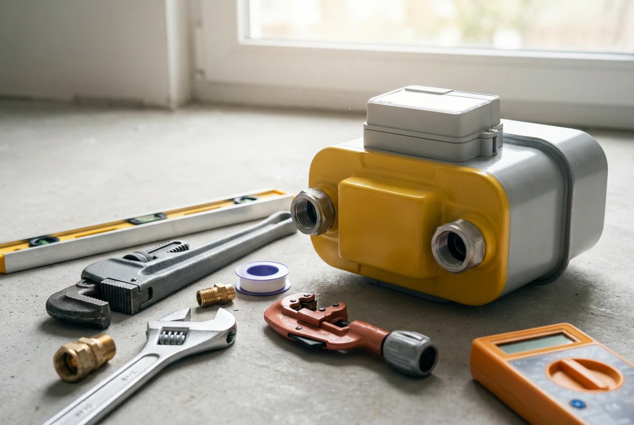 Installation compteur gaz à Générac