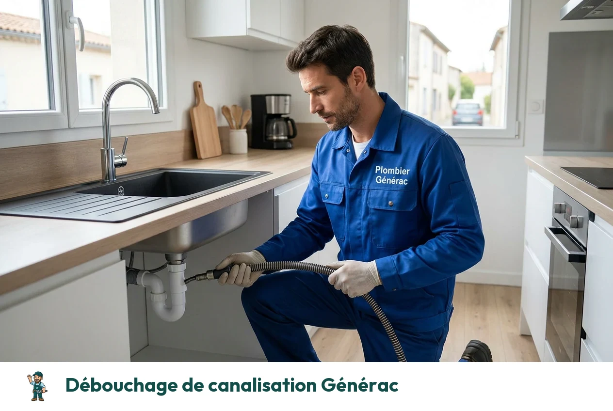 Débouchage de canalisation à Générac