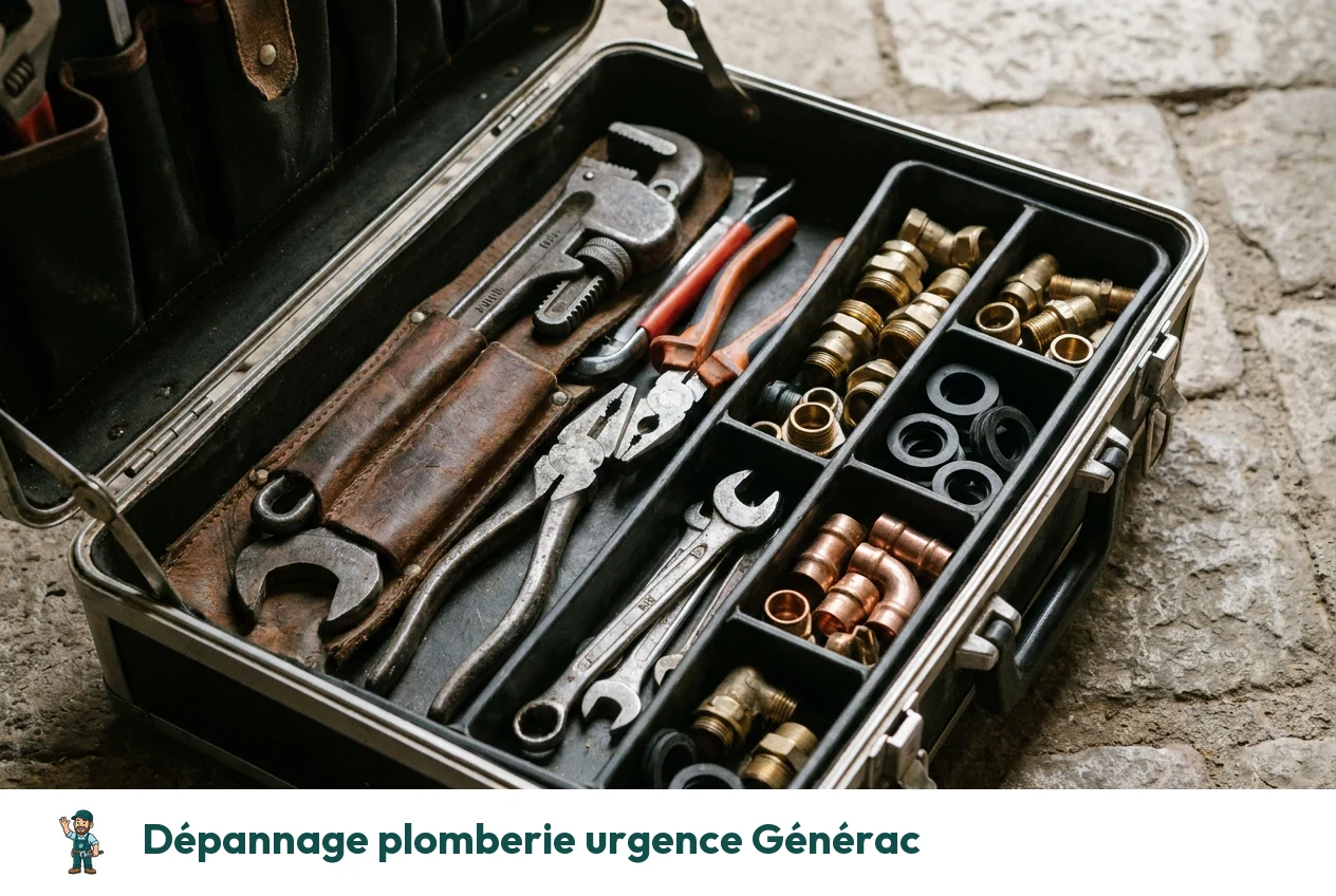 Dépannage plomberie urgence à Générac