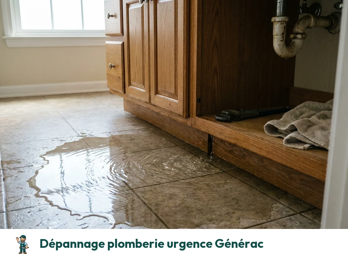 Dépannage plomberie urgence à Générac