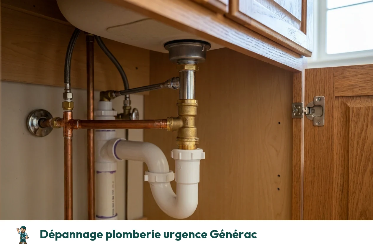 Dépannage plomberie urgence à Générac