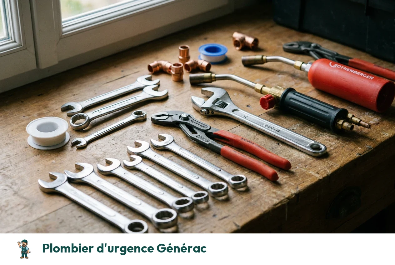 Plombier d'urgence à Générac