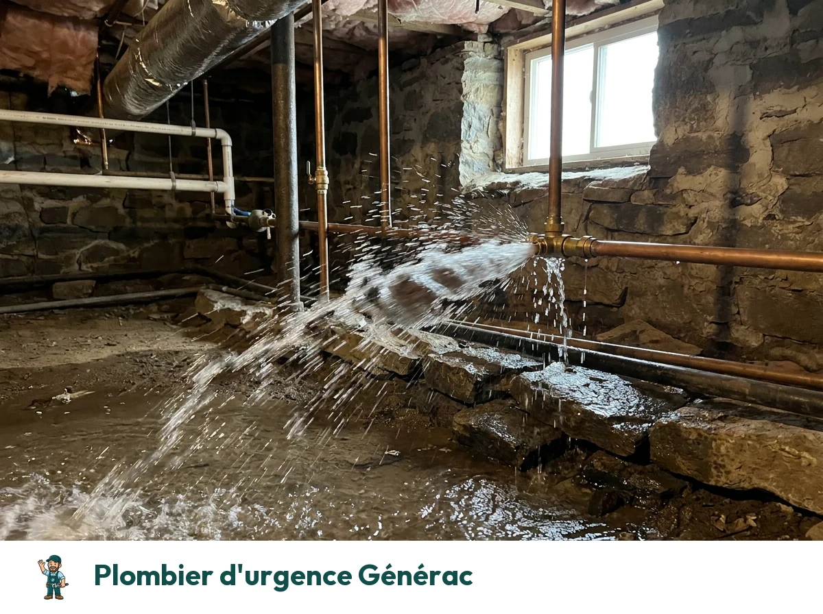 Plombier d'urgence à Générac