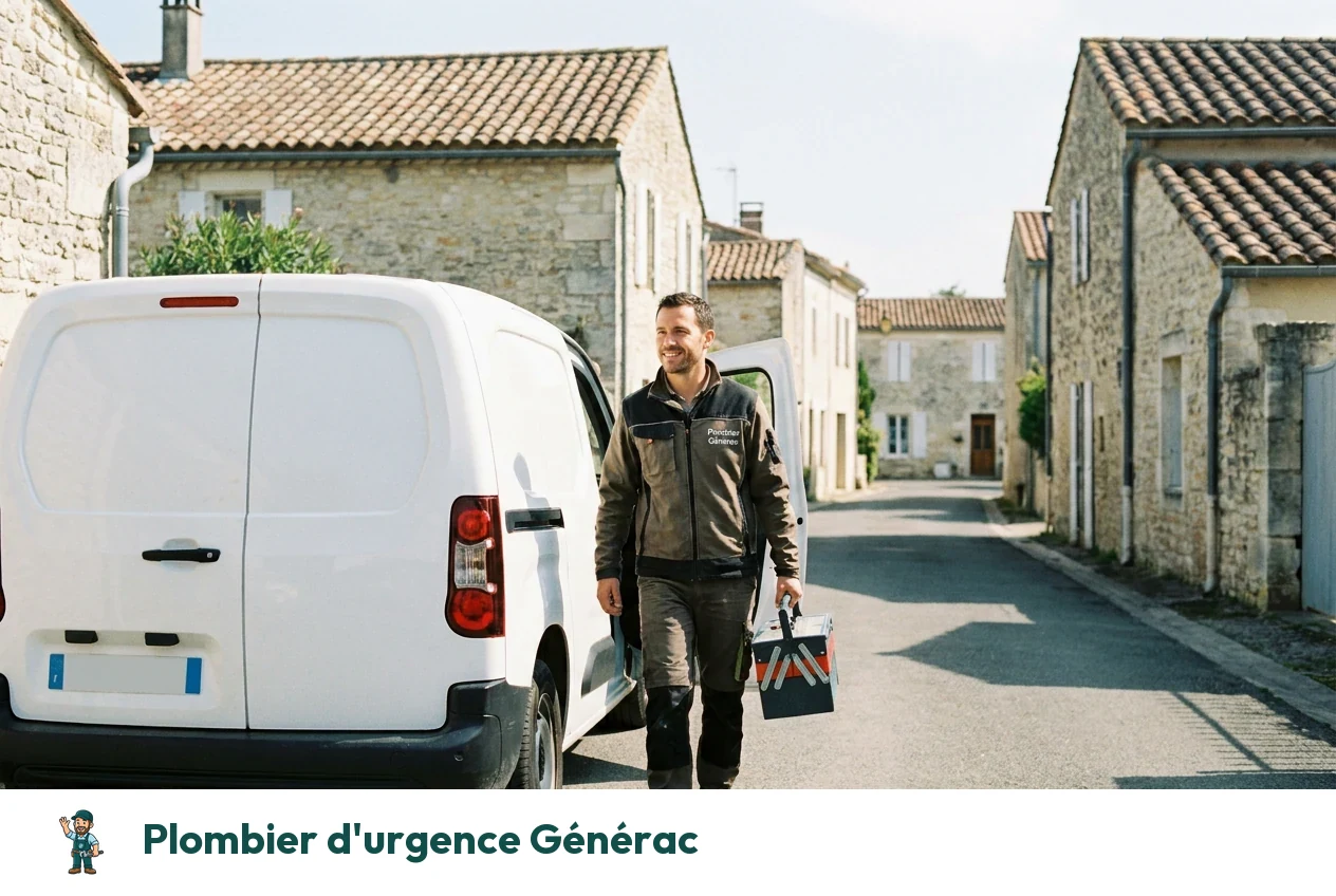 Plombier d'urgence à Générac