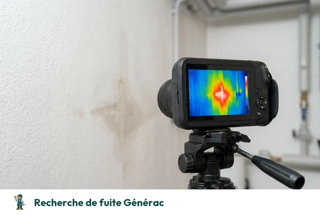 Recherche de fuite à Générac