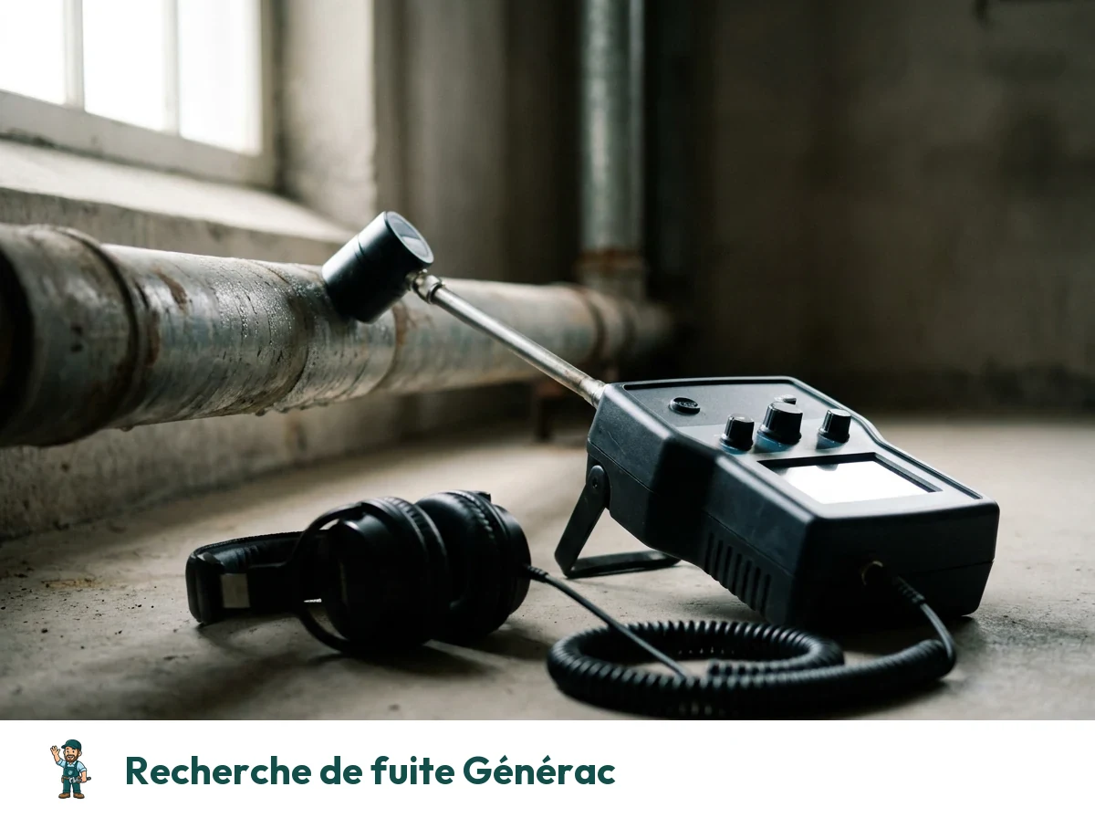 Recherche de fuite à Générac