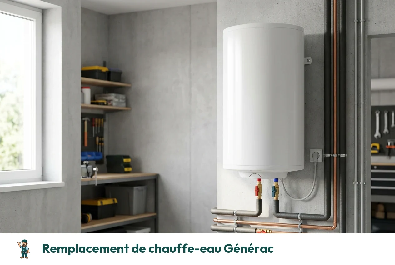 Remplacement de chauffe-eau à Générac