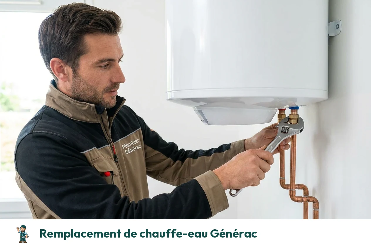 Remplacement de chauffe-eau à Générac