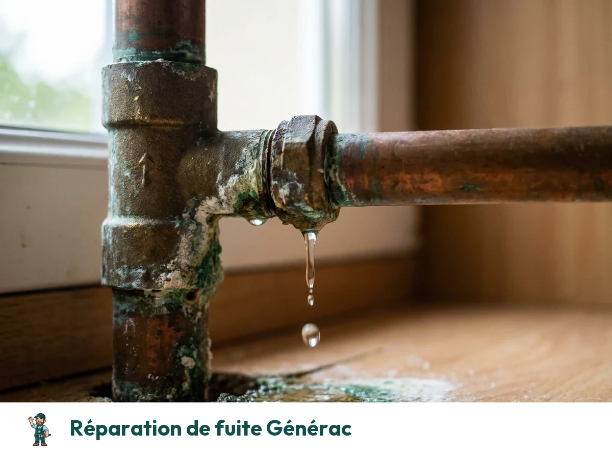 Réparation de fuite à Générac