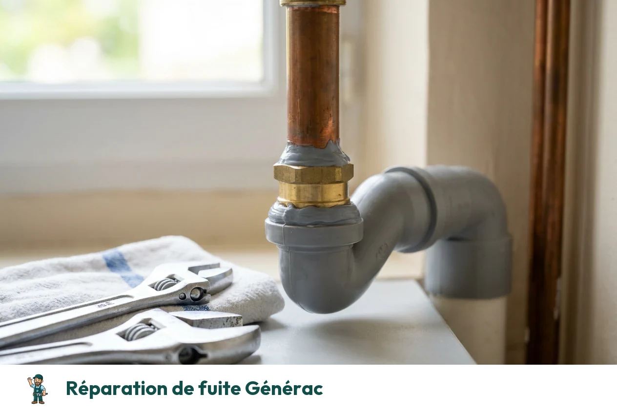 Réparation de fuite à Générac
