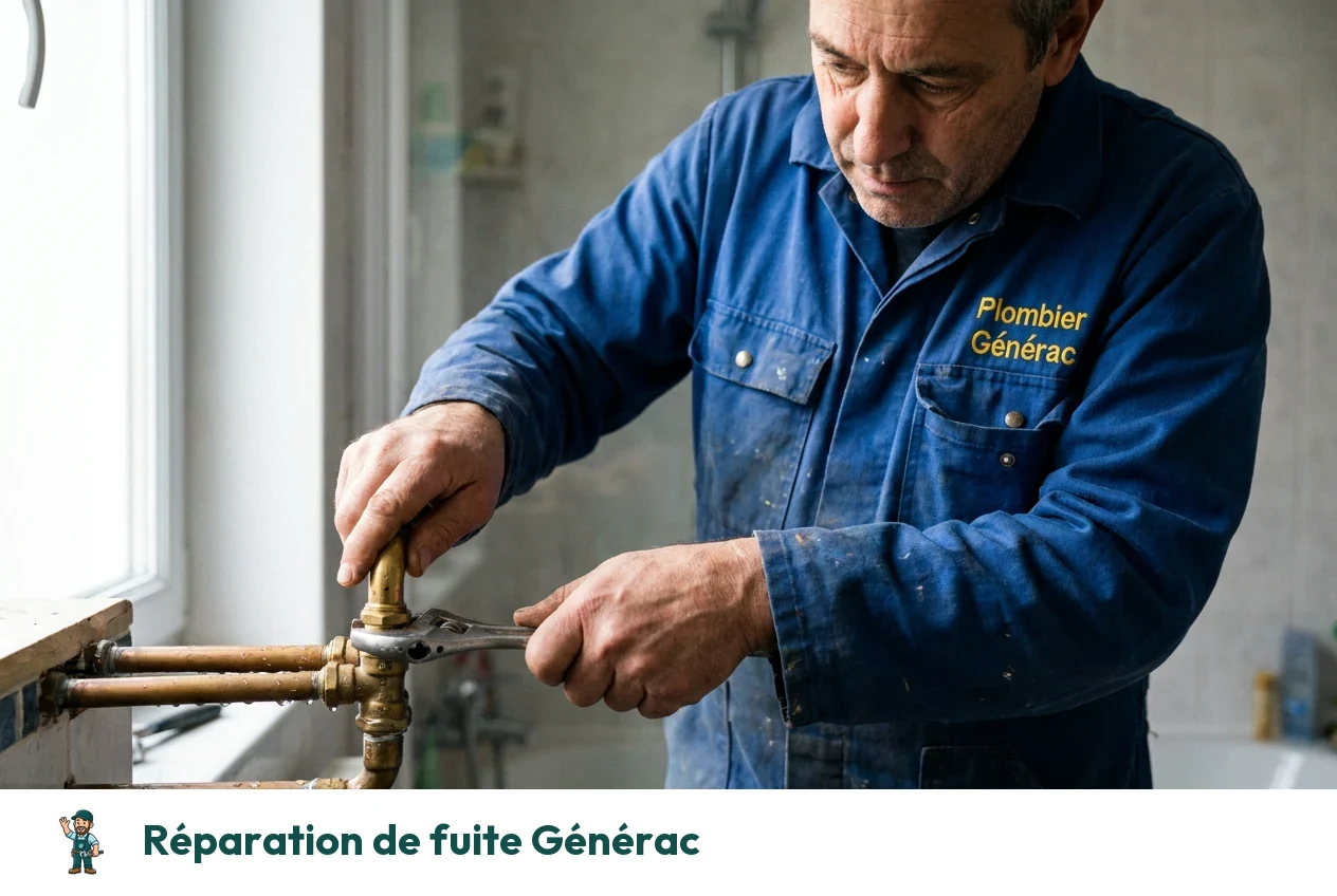 Réparation de fuite à Générac